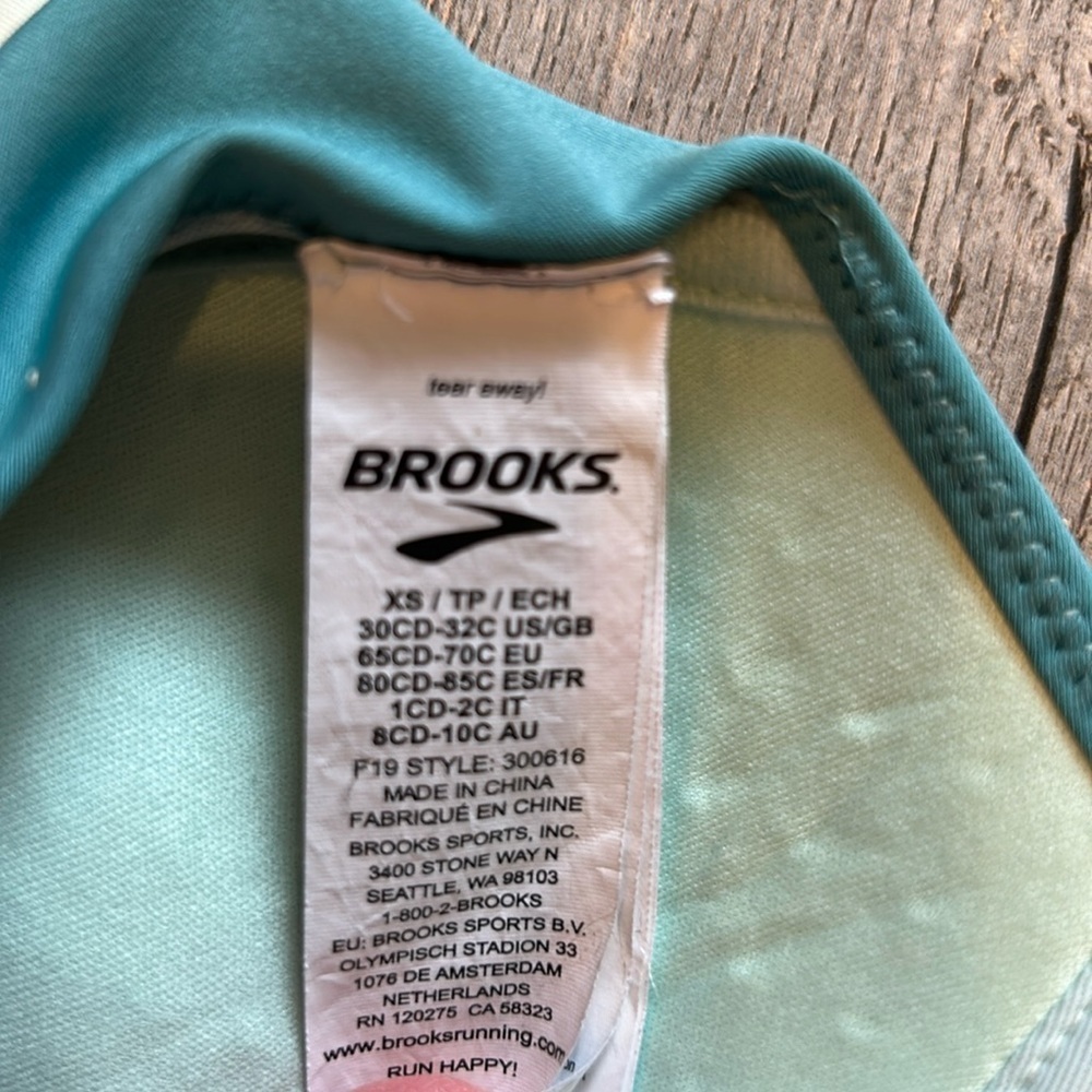 Brooks padded sports bra xs uplift - Picture 6 of 6